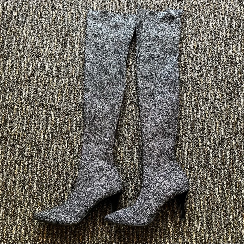 Over the Knee Sparkly Boot